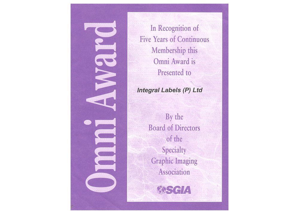 Omni Award 2010